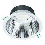 Philips Downlight LED Coreline DN142B Aluminium Bianca 19.2W 2300lm 60D - 840 Bianco Freddo | Ritaglio 200mm - IP20 - UGR<19 - Dimmerabile