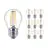Confezione Multipack 10x Philips Corepro LED Lustre E27 Sferica Filamento Chiara 4.3W 470lm - 827 Bianco Molto Caldo | Sostitutiva 40W