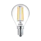 Philips Master Value LED Lustre E14 Sferica Filamento Chiara 3.4W 470lm - 927 Bianco Molto Caldo | Miglior resa cromatica - Dimmerabile - Sostitutiva 40W