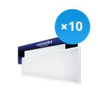 Confezione Multipack 10x Noxion Pannello a LED Ecowhite V3.0 36W 3800lm - 840 Bianco Freddo | 120x30cm